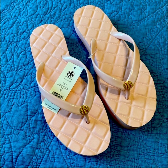 Tory Burch Platform Flip Flops (NWT) - Picture 5 of 7